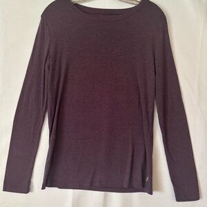 Eddie Bauer Women's Plum Long Sleeve Tee